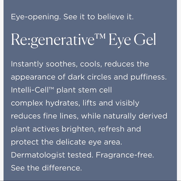 Regenerative Eye Gel INTELLIGENT NUTRIENTS - Picture 3 of 9
